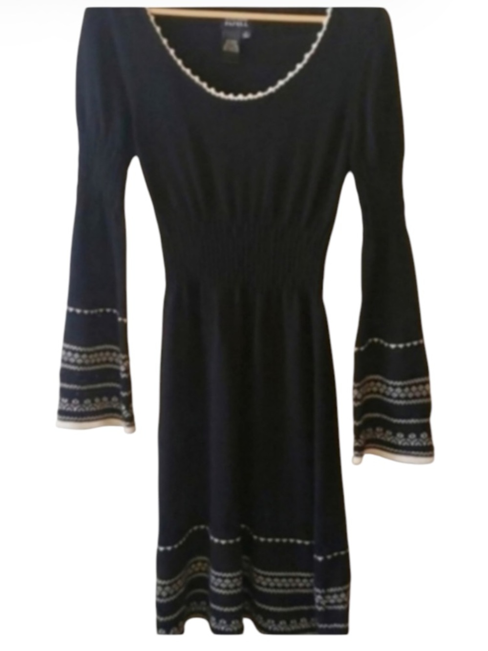 Adrianna Papel long bell sleeve sweater dress